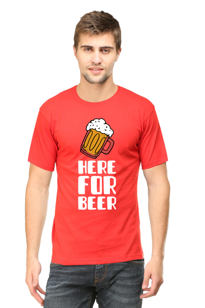 Here For BEER - Men's Casual Tee