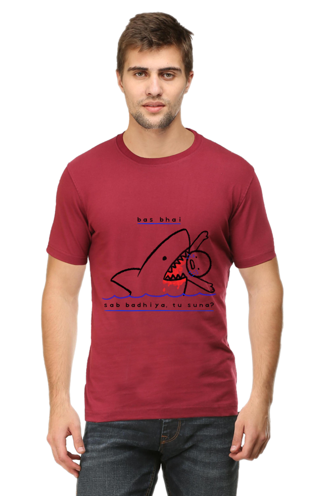 Bas Bhai...Tu Suna? - Men's Casual Tee