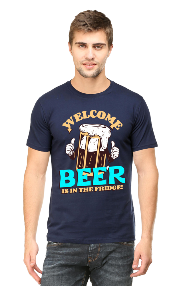 Beer In Fridge - Men's Casual Tee