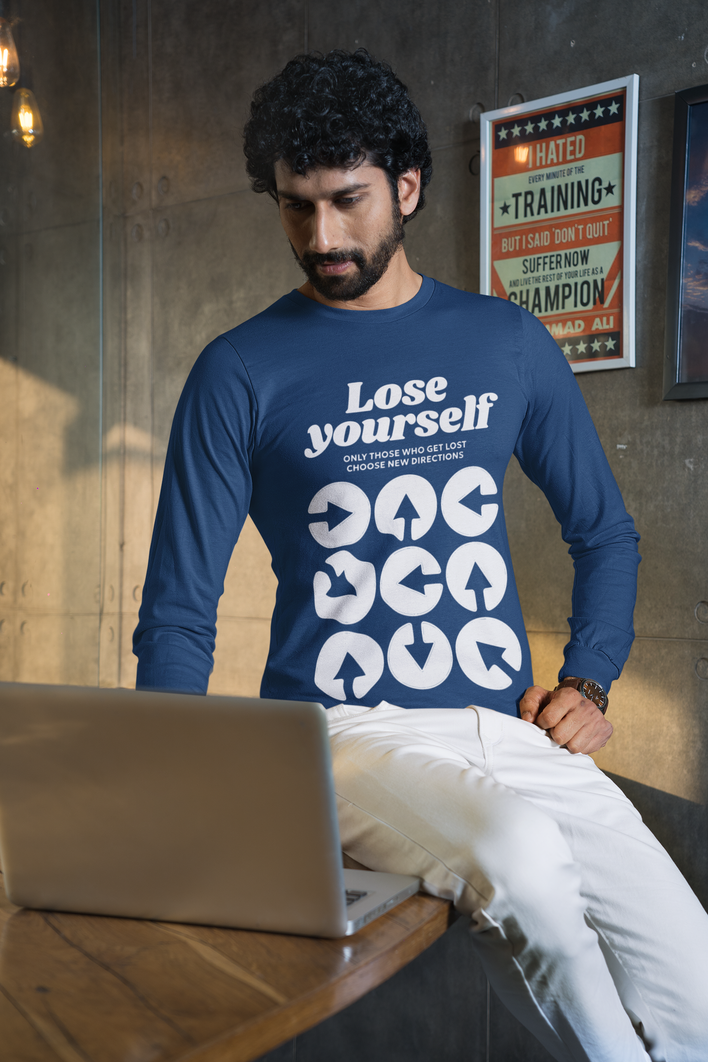 Lose Yourself - Men's Full Sleeve T-shirt
