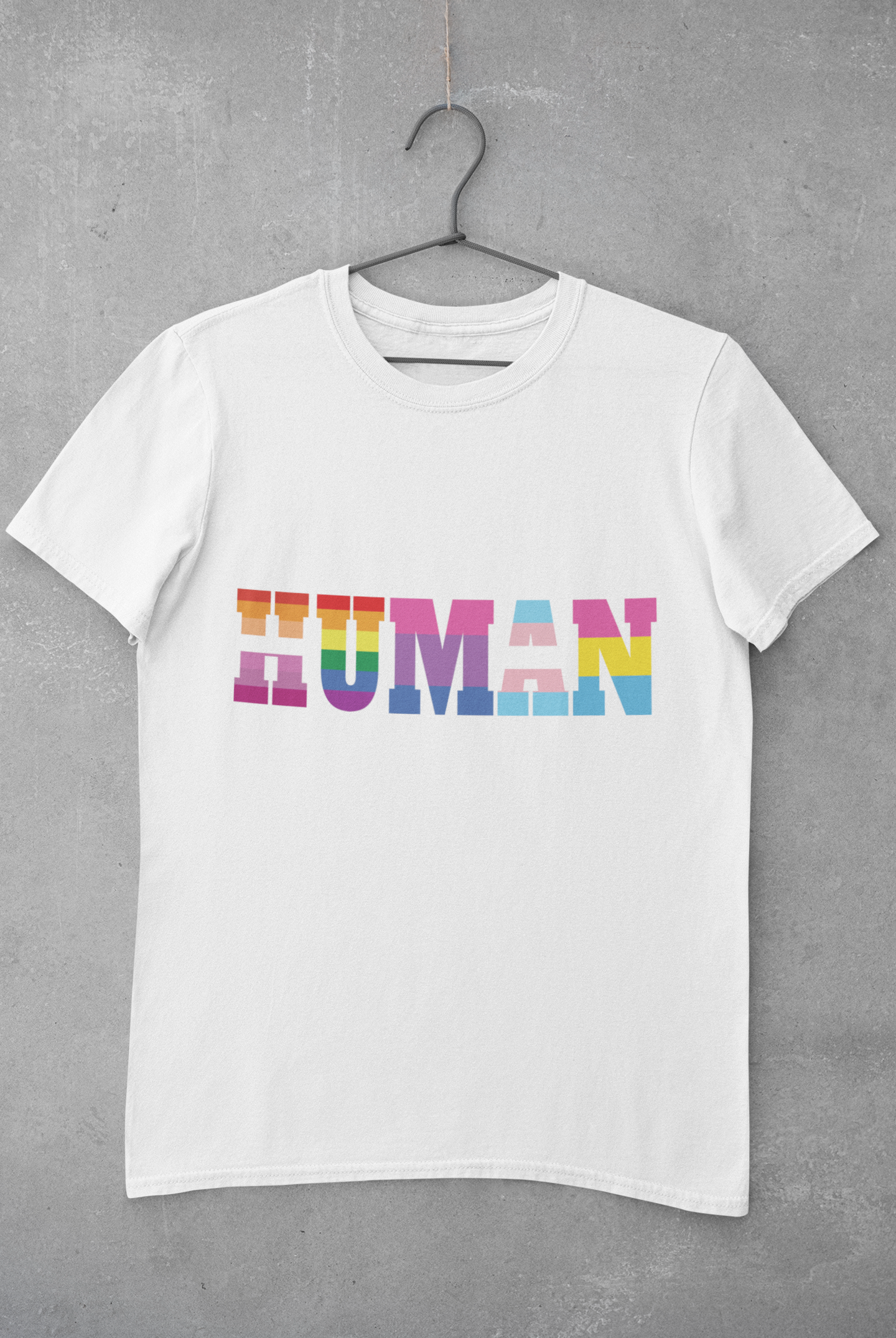 HUMAN First - Unisex Casual Tee (Half Sleeve)