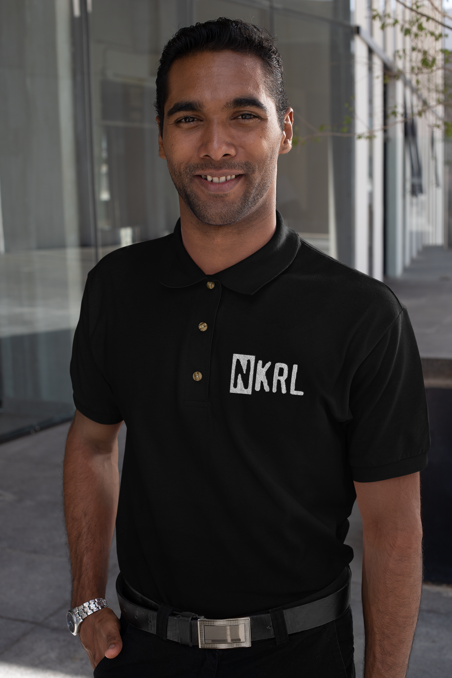 NKRL - Male Polo Half Sleeve (Black)