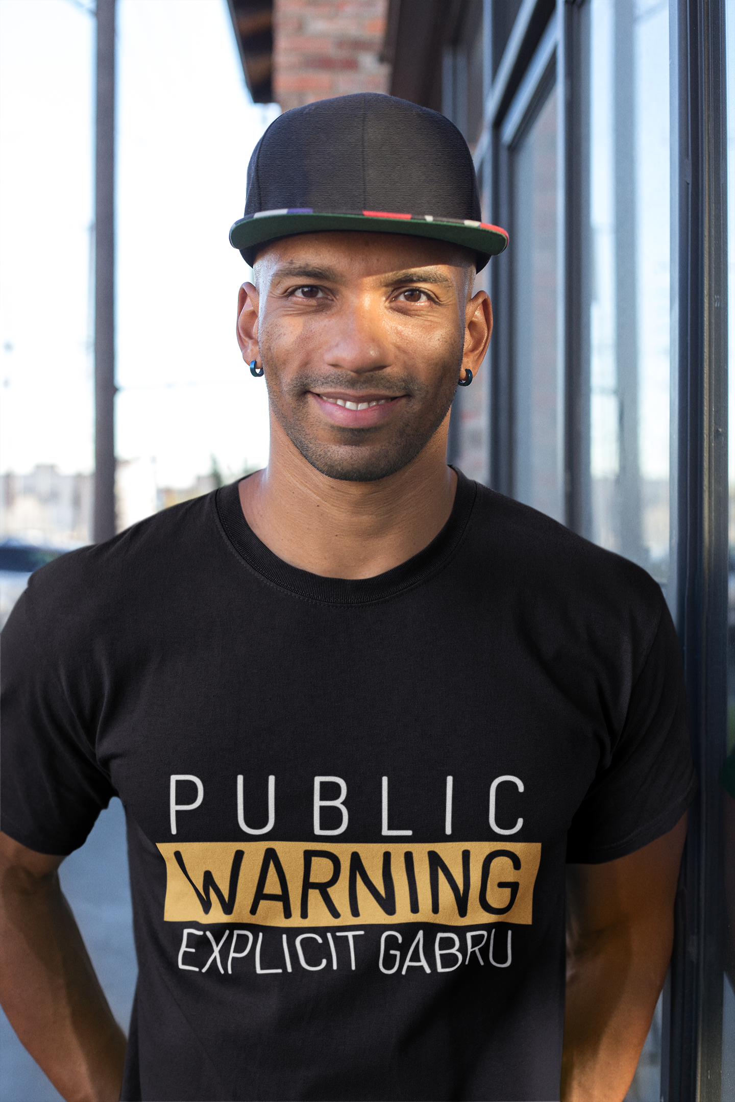 Warning GABRU - Men's Casual Tee