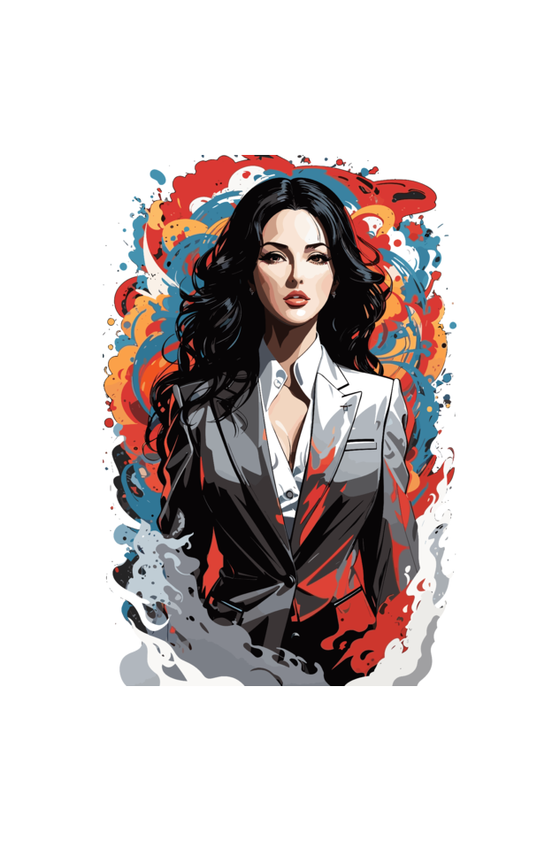 Sexy Hitman Art Half Sleeve T-shirt