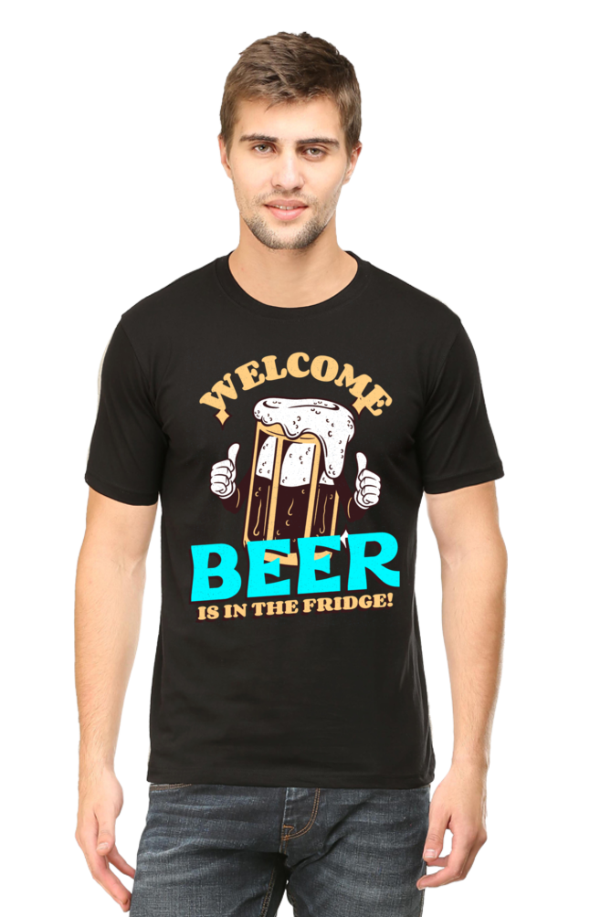 Beer In Fridge - Men's Casual Tee