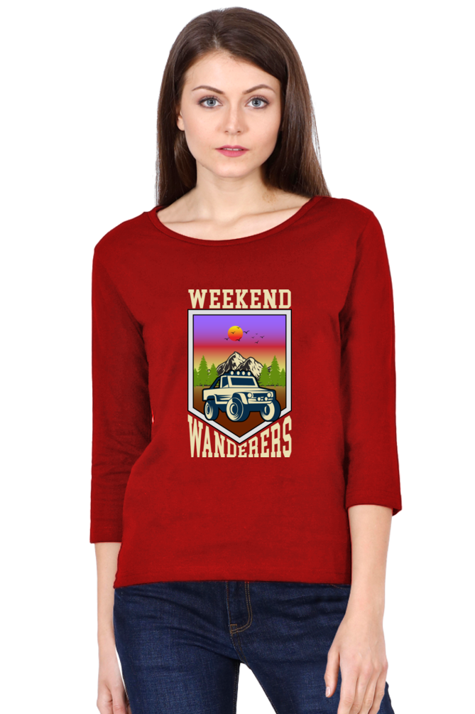 Weekend Wanderers - Women's Full Sleeve T-shirt