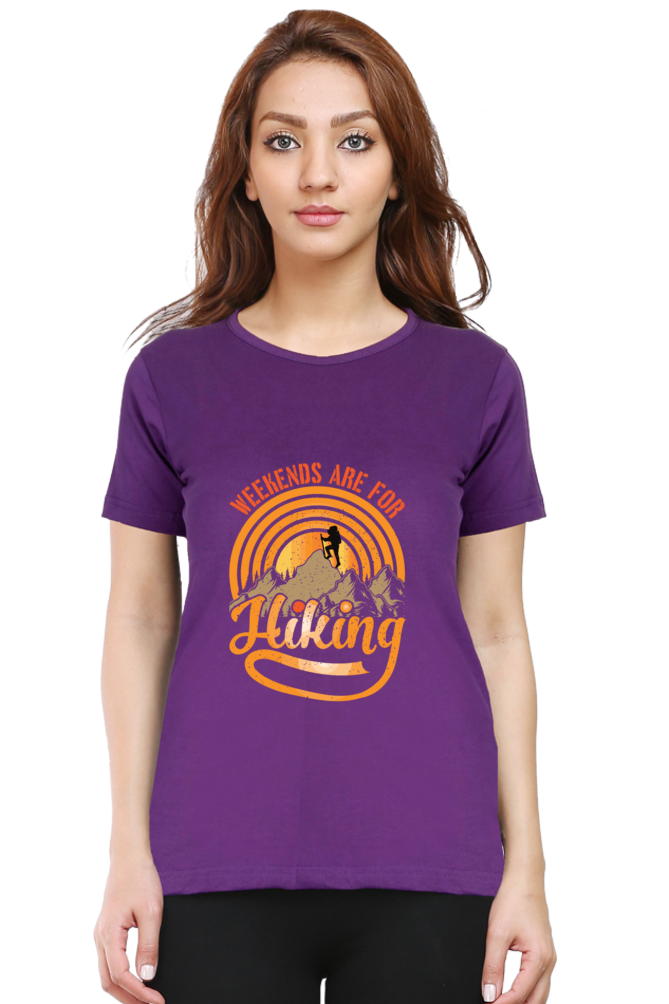 Weekends Are For Hiking - Women's T-shirt