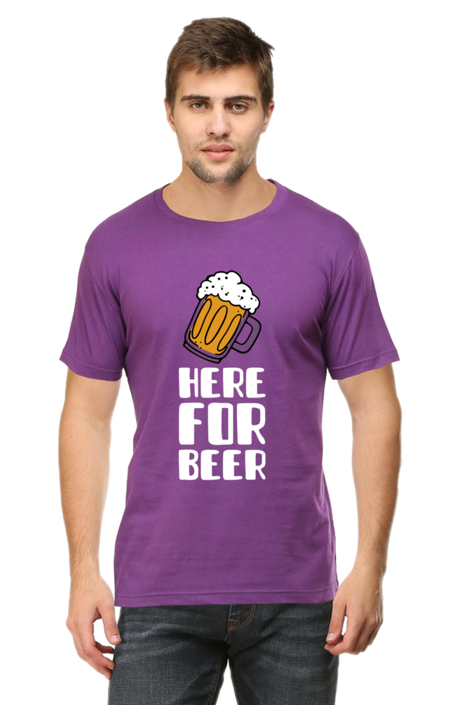 Here For BEER - Men's Casual Tee