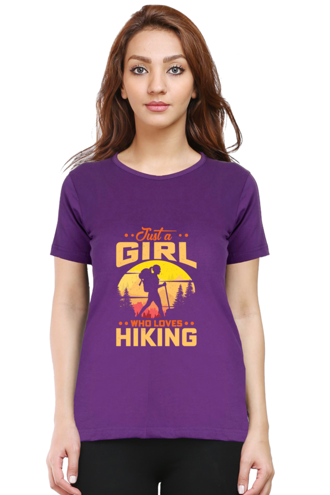 Just A Girl Who Loves To Hike - Women's T-shirt