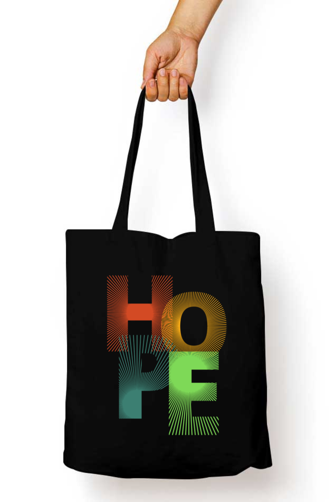 The HOPE - Unisex Tote Bag Zipper