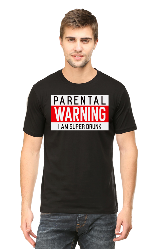 PARENTAL WARNING (Drunk) - Men's Casual Tee