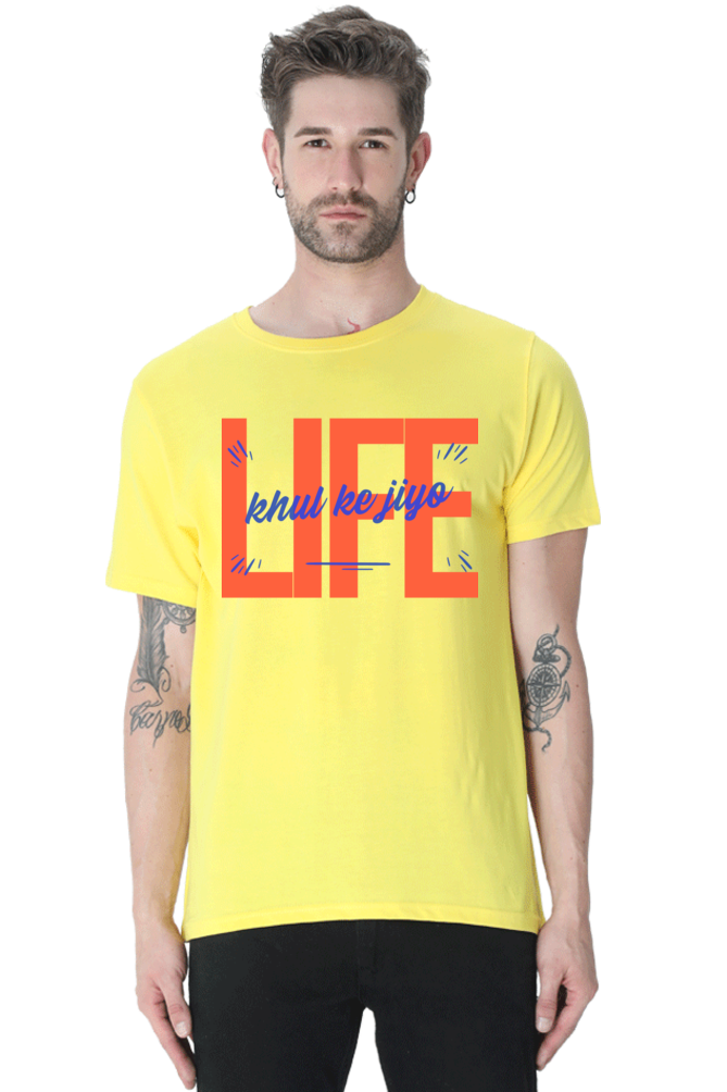 LIFE - Men's Half Sleeve Tee