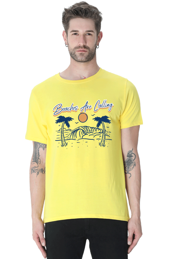 Beaches Are Calling - Men's Casual Tee