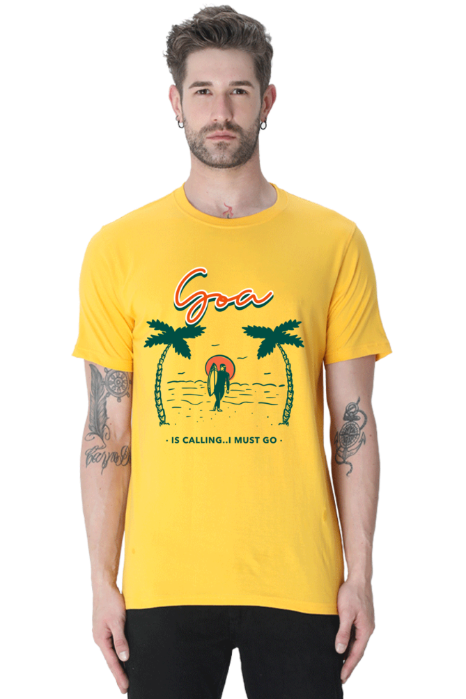 Goa Is Calling - Unisex Casual Tee