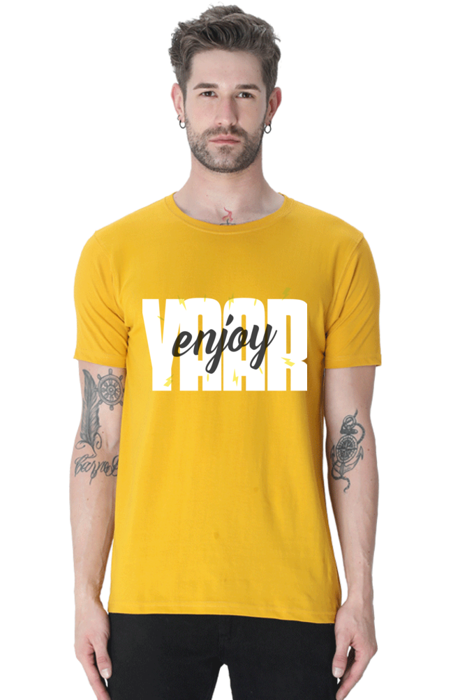 Enjoy YAAR! - Men's Half Sleeve Tee