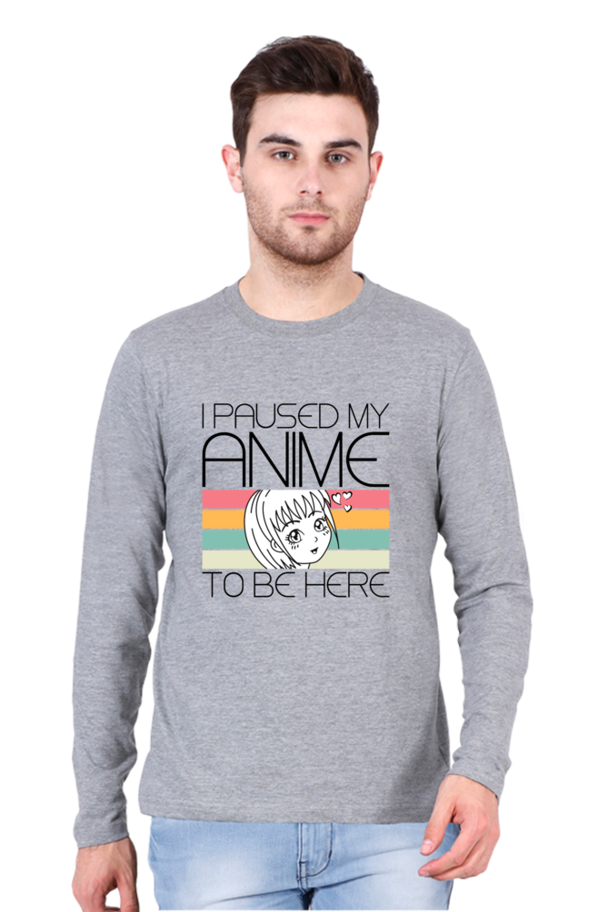 Anime PAUSED - Men's Casual Tee