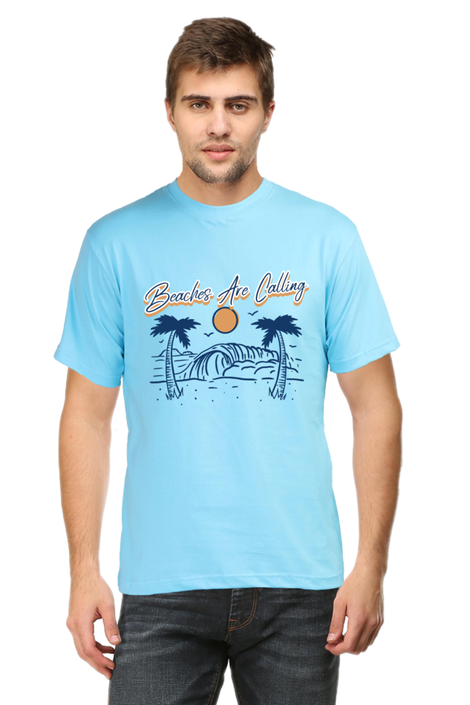 Beaches Are Calling - Men's Casual Tee