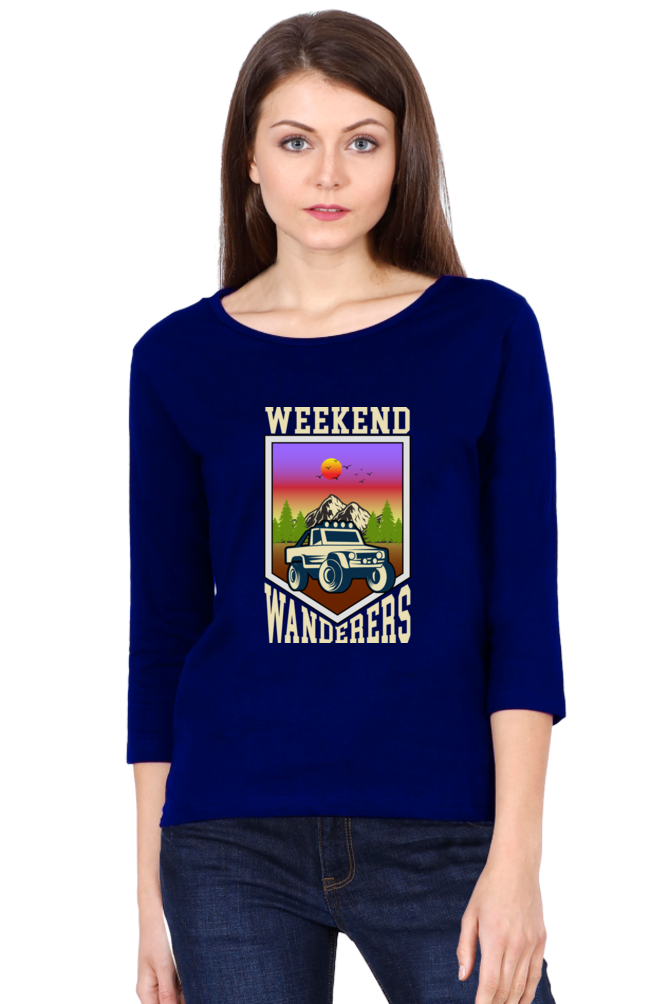 Weekend Wanderers - Women's Full Sleeve T-shirt