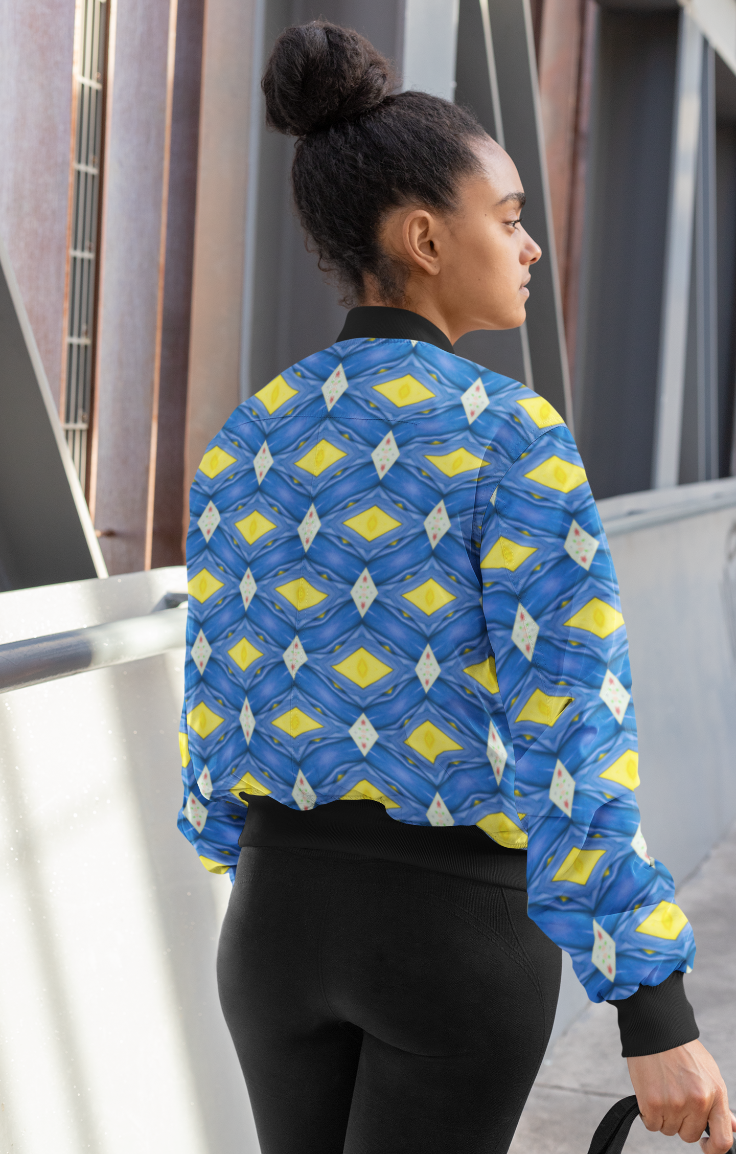 Colors of Cairo - Women's AOP Bomber Jacket