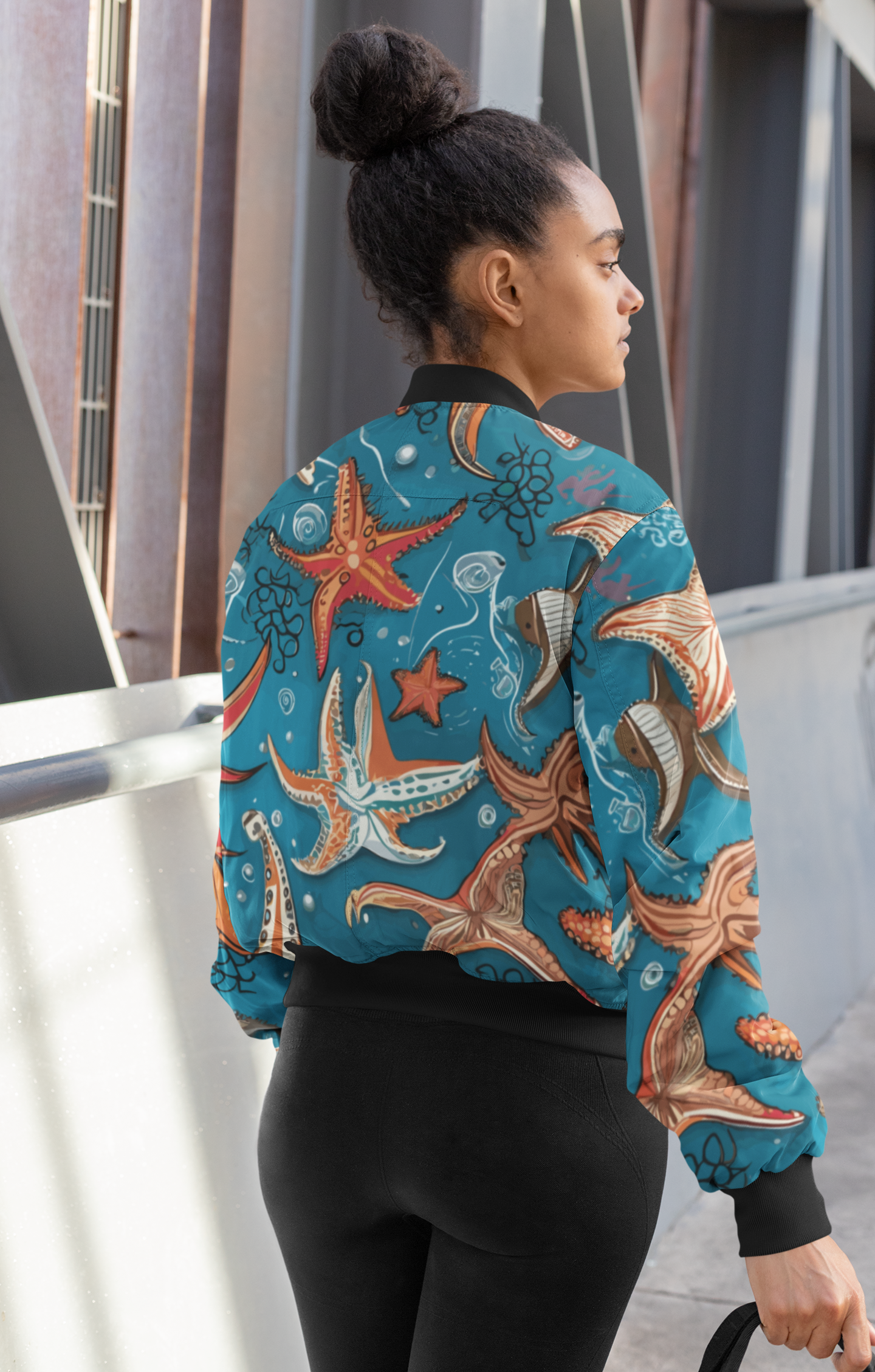 Star Fish - Women's AOP Bomber Jacket