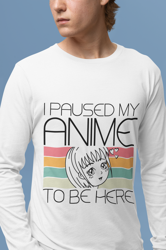 Anime PAUSED - Men's Casual Tee