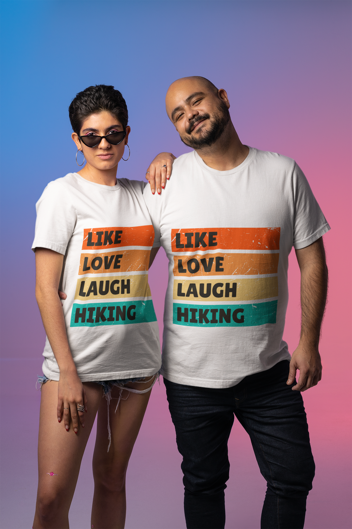 Live Love Laugh & Hike - Unisex T-shirt