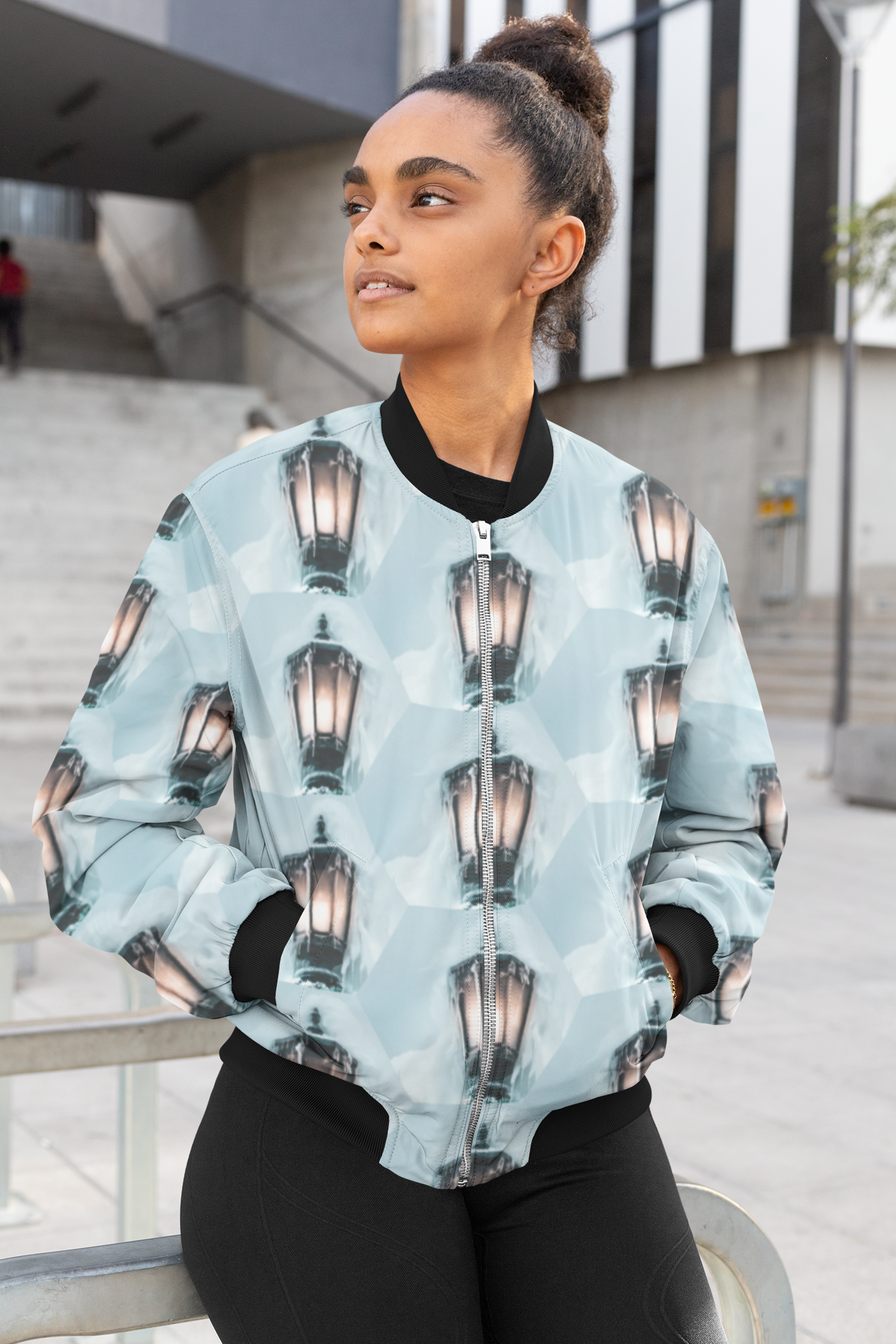 Lamps Of London - Women's AOP Bomber Jacket