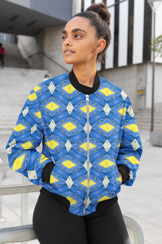 Colors of Cairo - Women's AOP Bomber Jacket