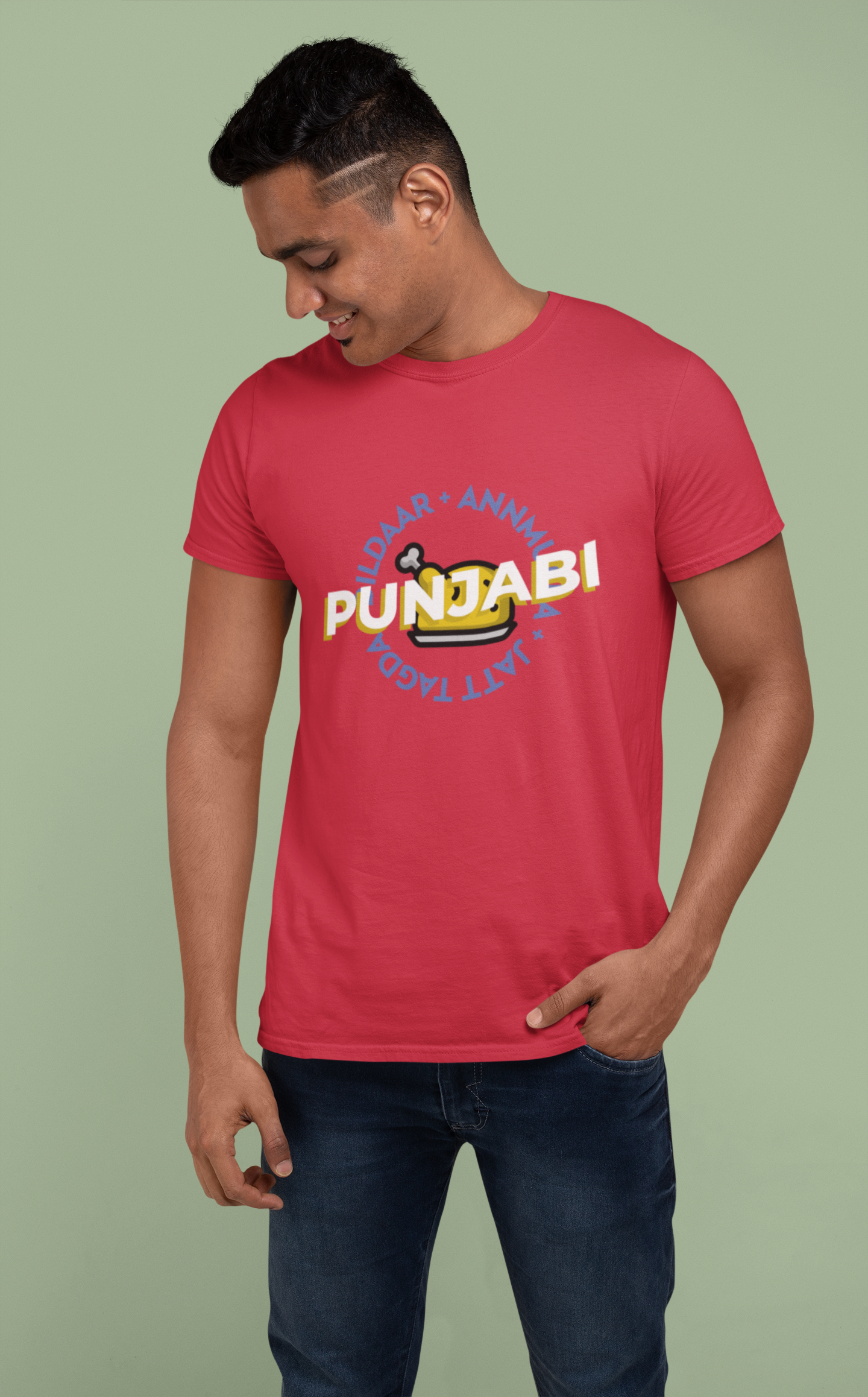 Punjabi - Men's Half Sleeve Tee