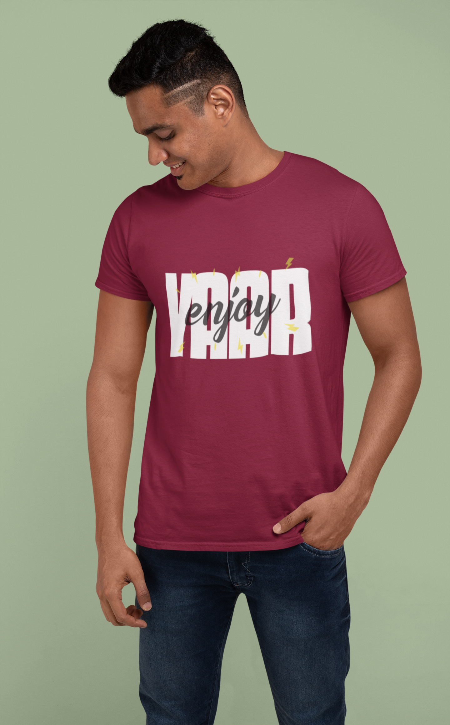 Enjoy YAAR! - Men's Half Sleeve Tee