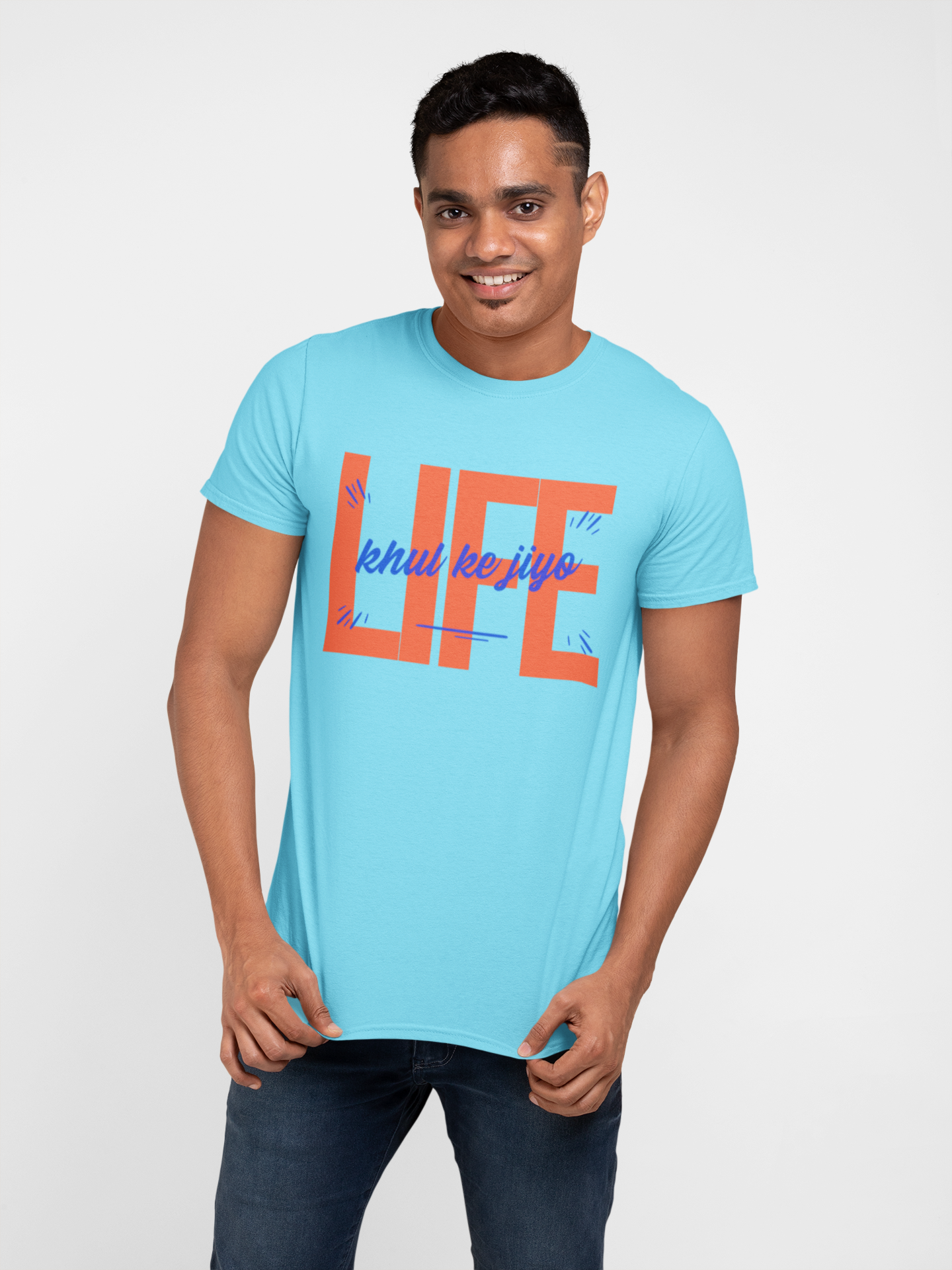 LIFE - Men's Half Sleeve Tee