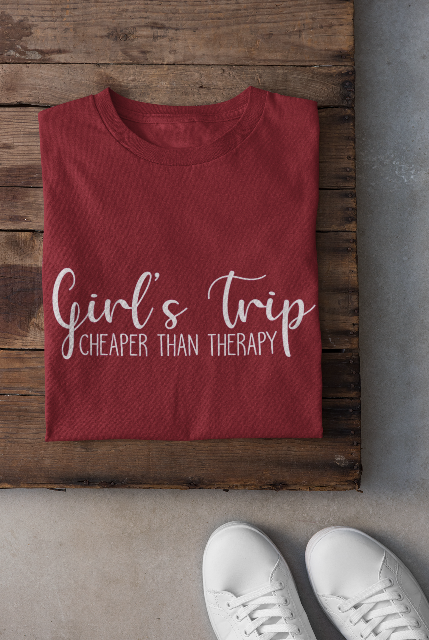 Girl's Trip Is Cheaper Than Therapy - Women's Full Sleeve T-shirt