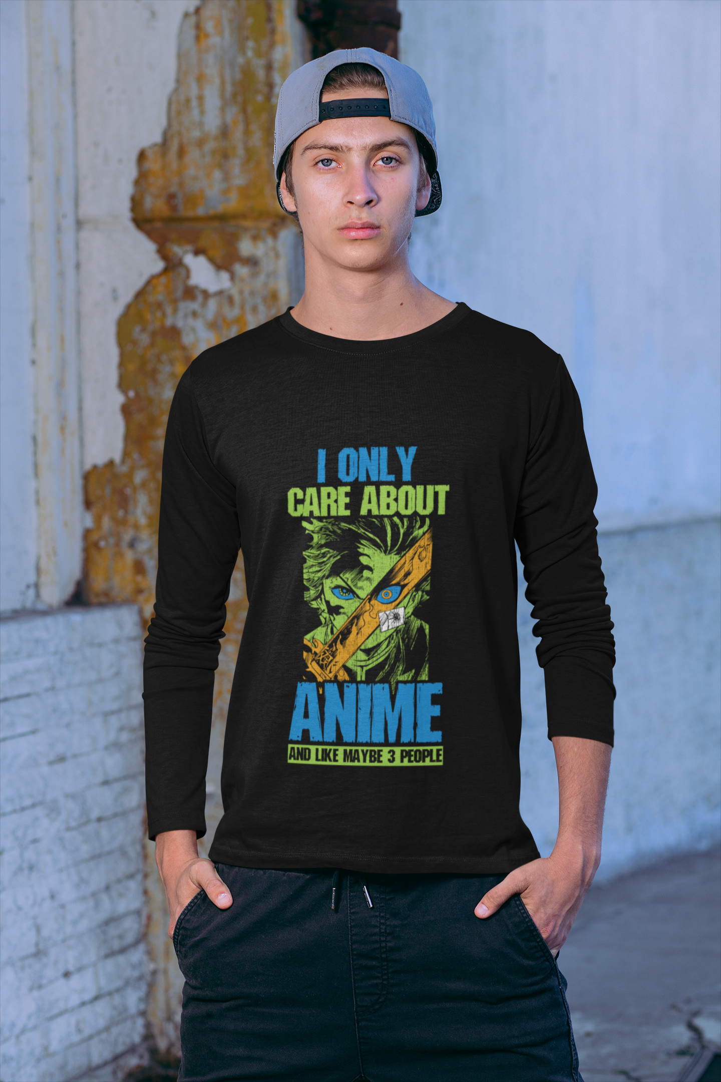 I Only Care About ANIME - Men's Casual Tee