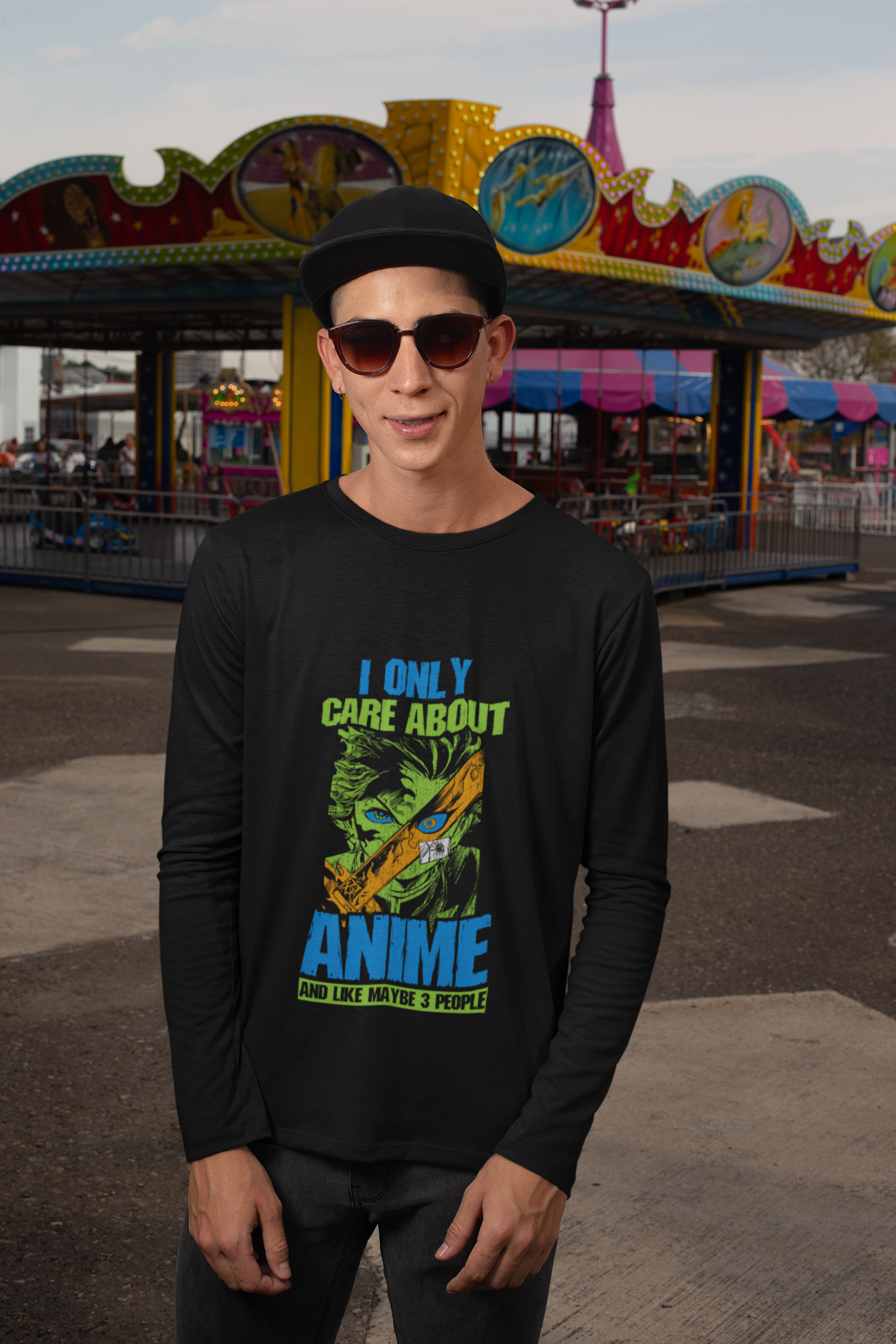 I Only Care About ANIME - Men's Casual Tee