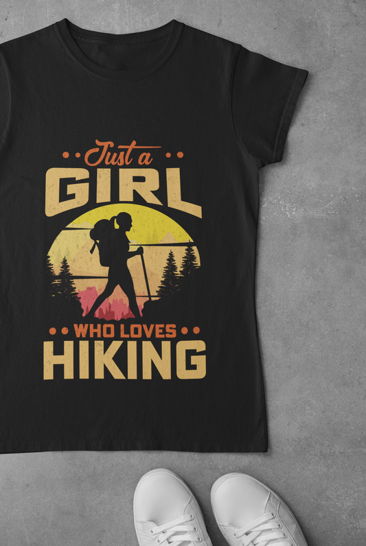 Just A Girl Who Loves To Hike - Women's T-shirt