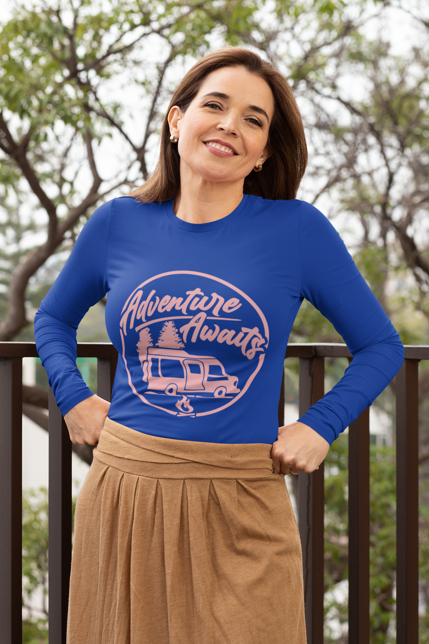 Adventure Awaits - Women's Full Sleeve T-shirt