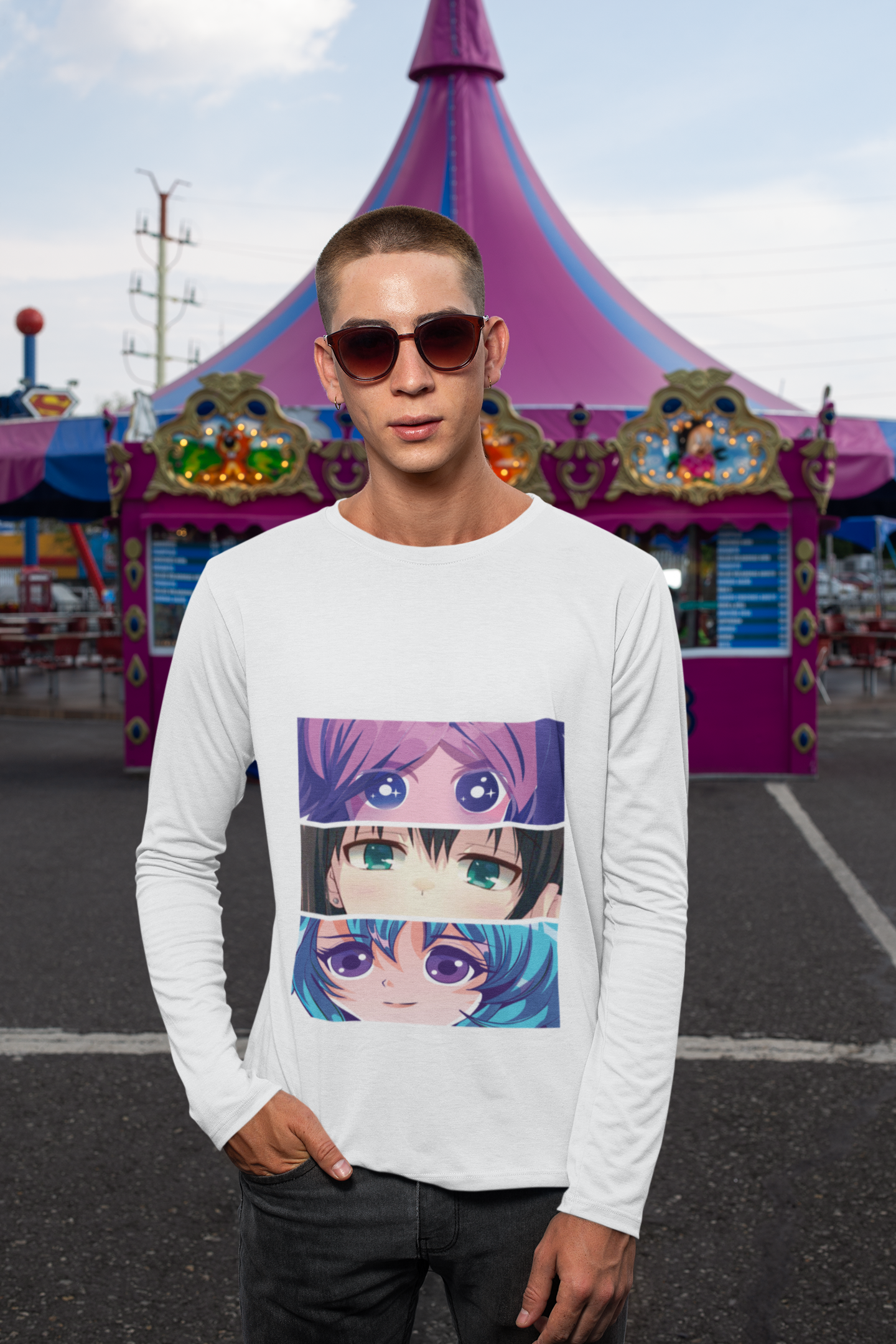 Shades Of Anime - Men's Casual Tee