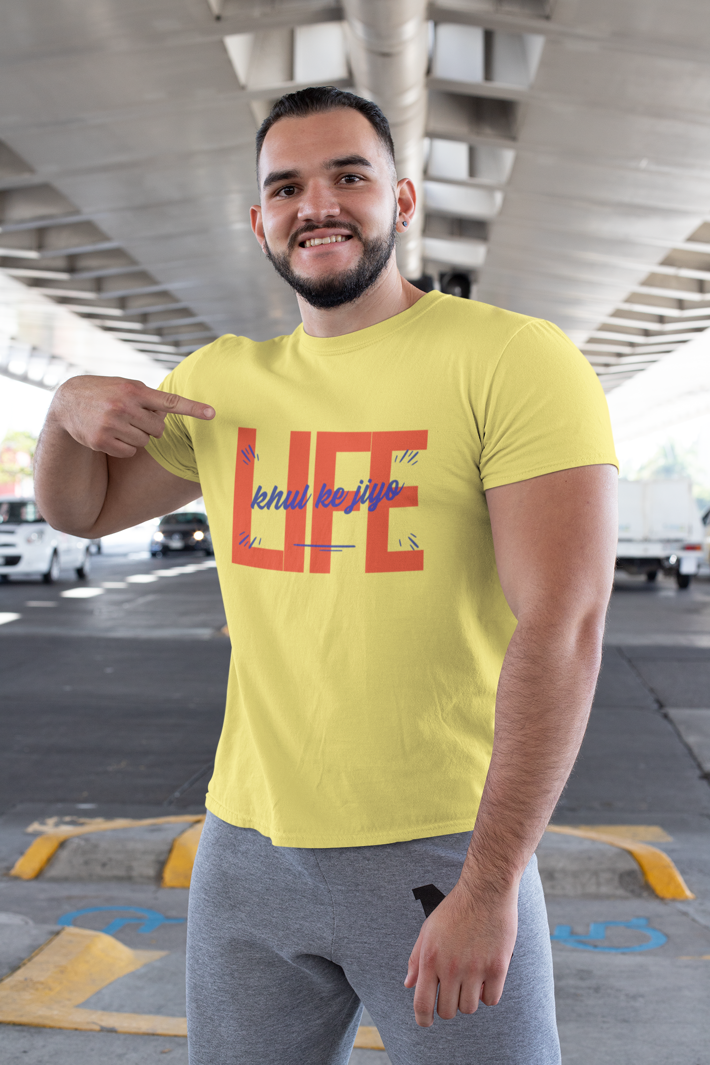 LIFE - Men's Half Sleeve Tee