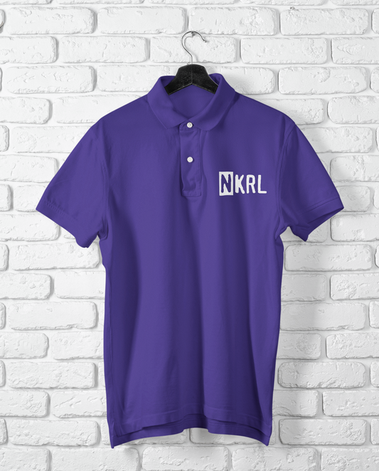 NKRL - Male Polo Half Sleeve (Purple)