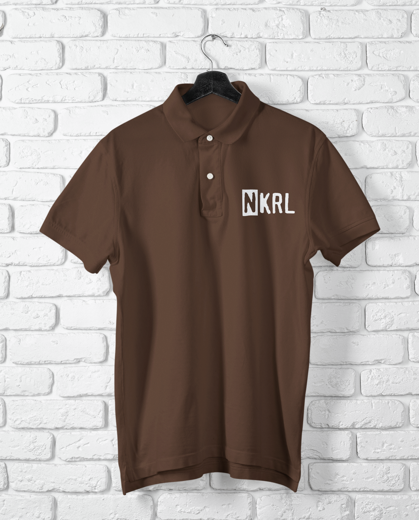 NKRL - Male Polo Half Sleeve (Coffee Brown)