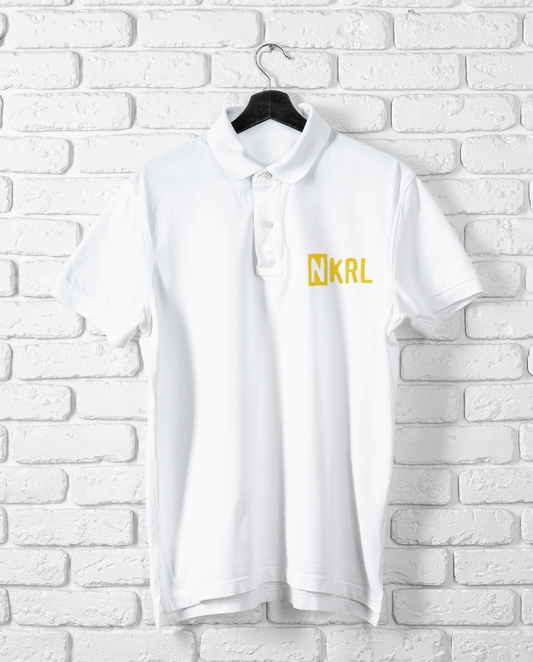 NKRL - Male Polo Half Sleeve (White)