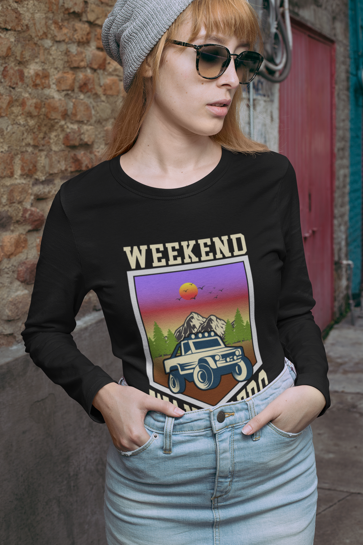 Weekend Wanderers - Women's Full Sleeve T-shirt