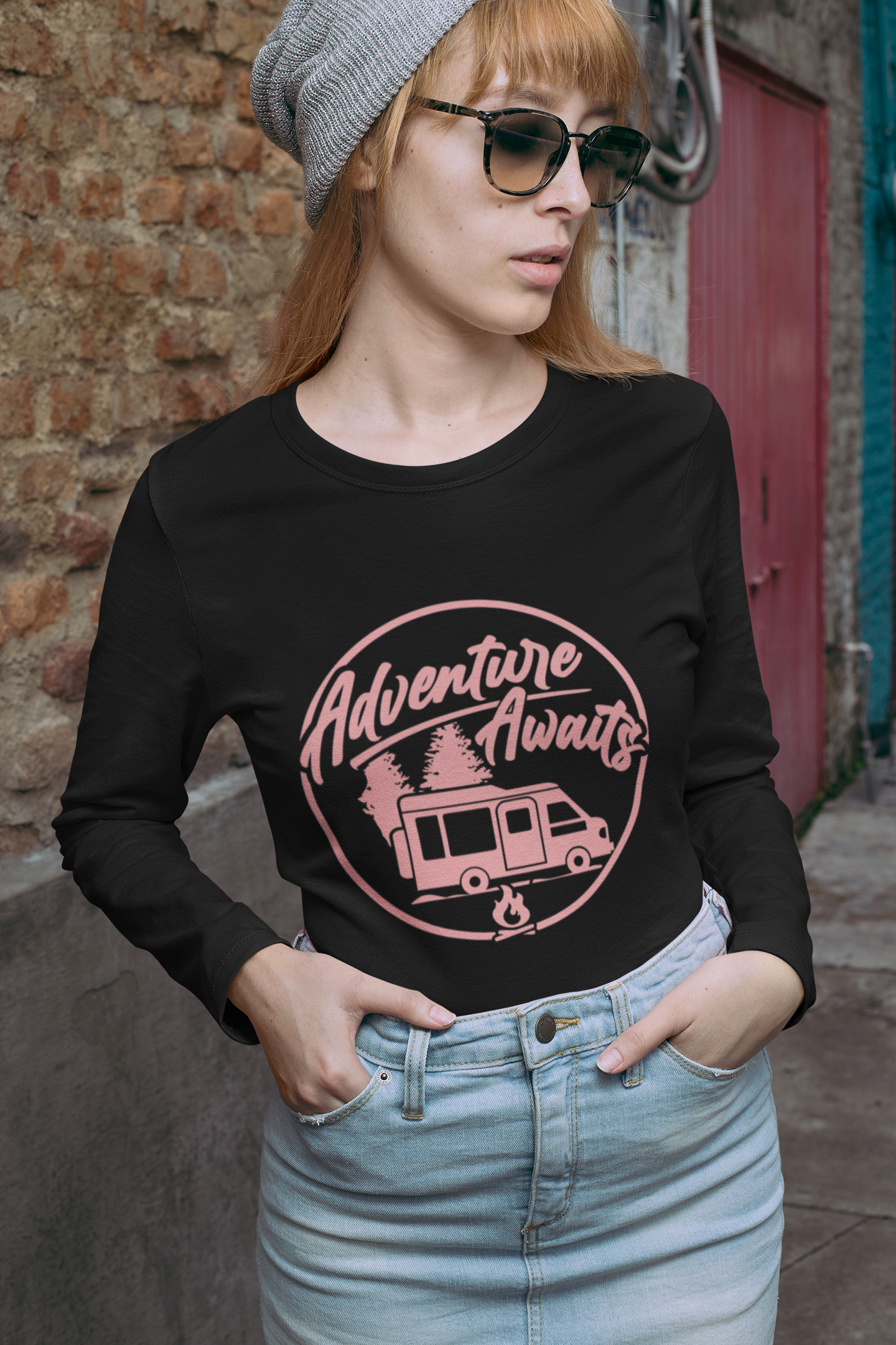 Adventure Awaits - Women's Full Sleeve T-shirt