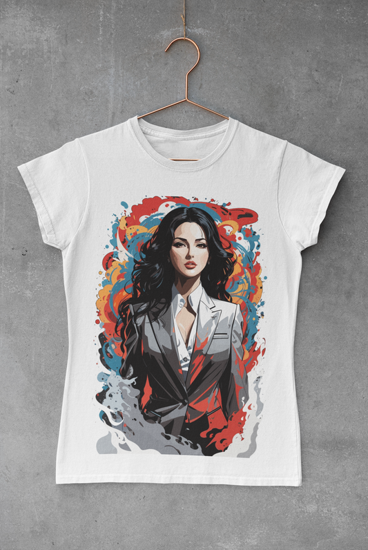 Sexy Hitman Art Half Sleeve T-shirt