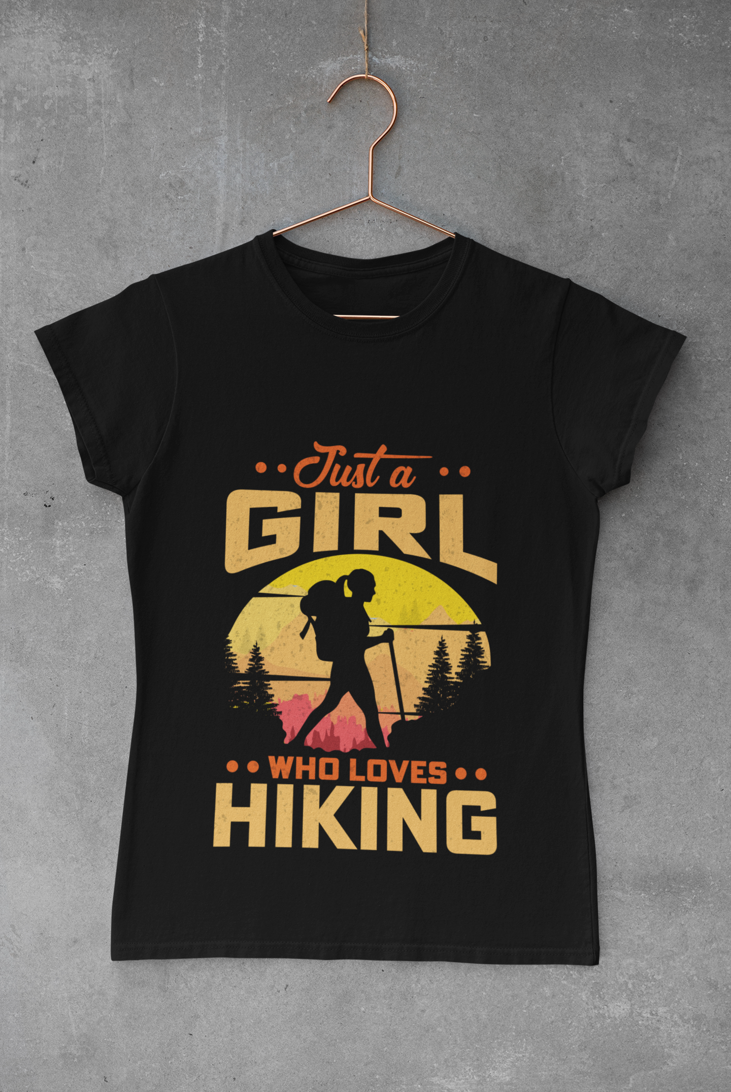 Just A Girl Who Loves To Hike - Women's T-shirt