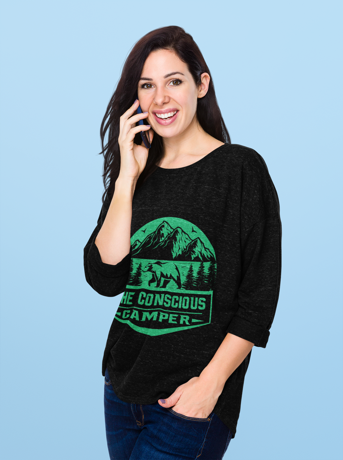 The Conscious Camper - Women's Full Sleeve T-shirt