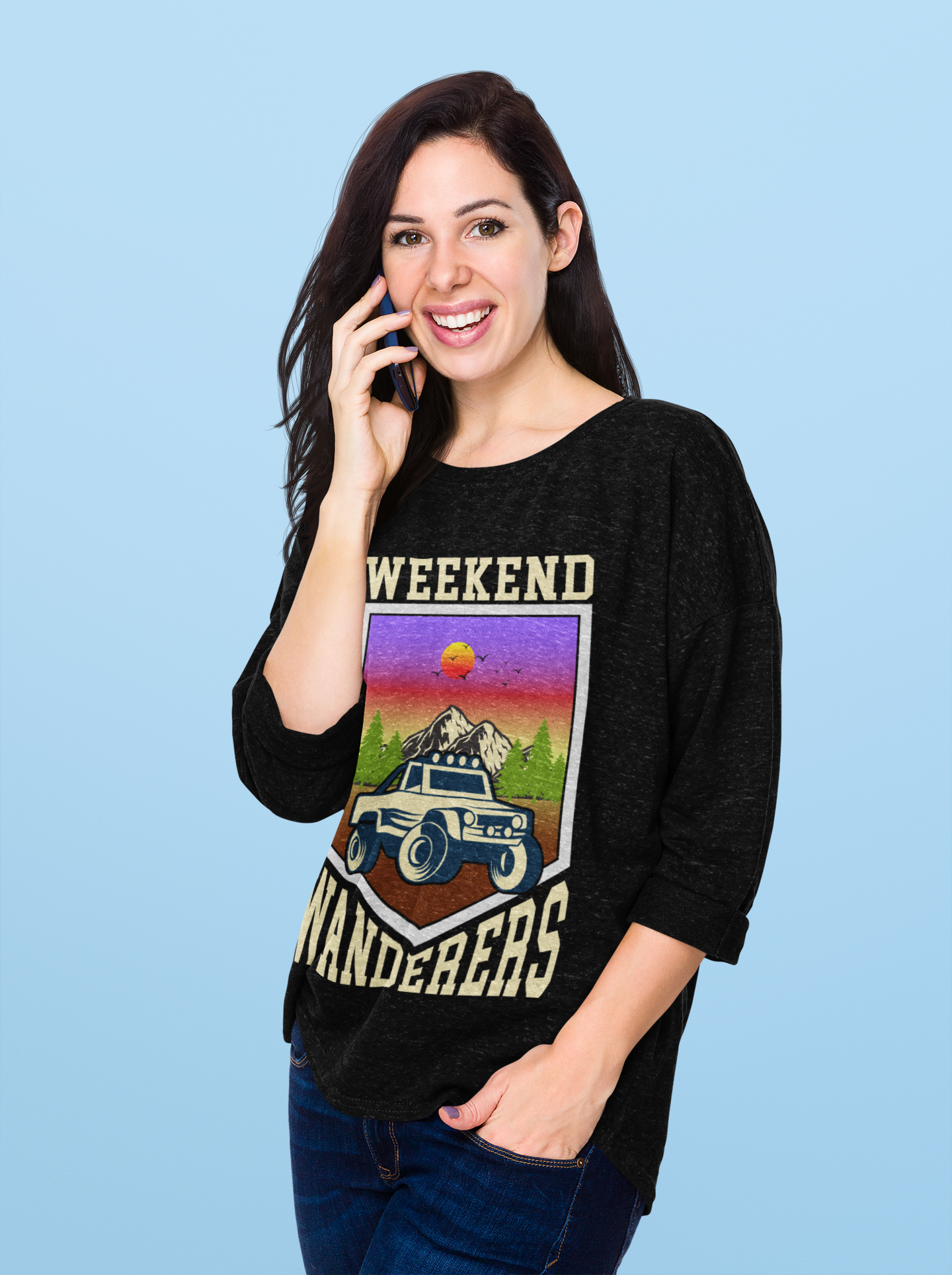 Weekend Wanderers - Women's Full Sleeve T-shirt