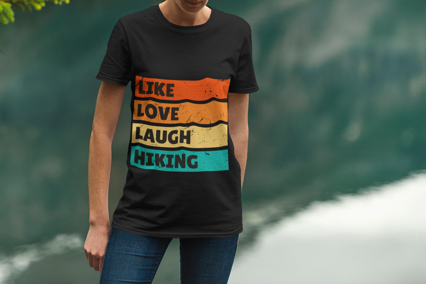 Live Love Laugh & Hike - Unisex T-shirt