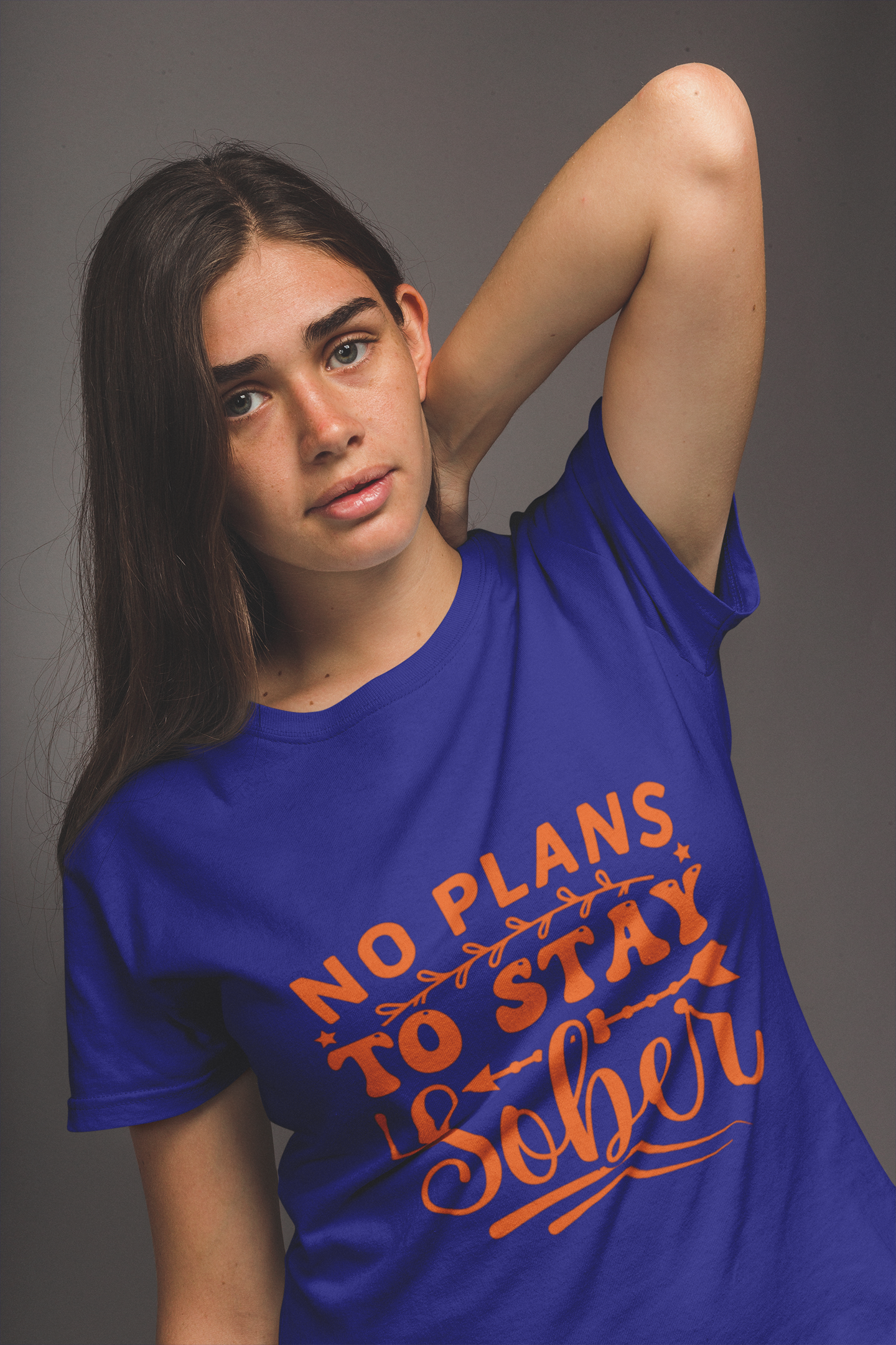 No Plans To Stay Sober - Woman's Half Sleeve Tee