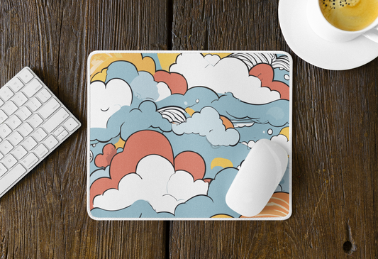 Cloudfare Digital Art - Mouse Pad